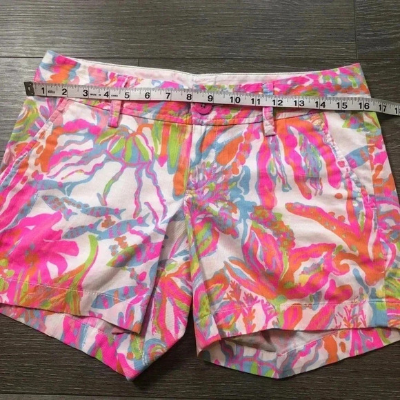 Lilly Pulitzer Suba To Cuba Callahan Shorts Size 2 - Picture 10 of 12
